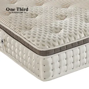 现代酒店床垫5星级eurolux 14英寸35厘米口袋弹簧床垫盒装
