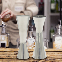 RTS Factory Direct Jigger à cocktail en forme de trompette 25/50ml Logo personnalisé pour le barman dans les restaurants et à la maison