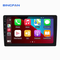 Écran MP5 portable 9 pouces 2 Din 32 Go, autoradio stéréo CD Android Carplay avec GPS, amplificateur DSP, OBD2