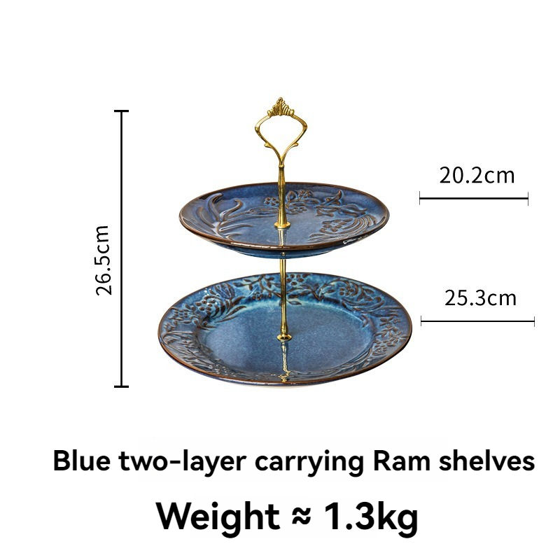 2 Layers plate-Blue