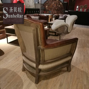 Fácil diseño vintage alta de marco de madera de relleno con esponja de alta densidad Silla de comedor - Product Image 5