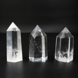 หินคริสตัลธรรมชาติขนาดเล็ก ควอตซ์ใสสีขาว รูปทรงหอก สำหรับขาย - Product Image 2