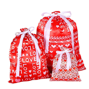 Sac cadeau Saint Valentin bonbons biscuit sac de cuisson opp bouche plate sacs d'emballage en plastique en gros - Product Image 6