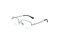 Kacamata Superovo Titanium Half-Frame Half-Rim Ringan Unisex Dewasa Desain Lipat Berlian Hiasan Wajah untuk Sehari-hari
