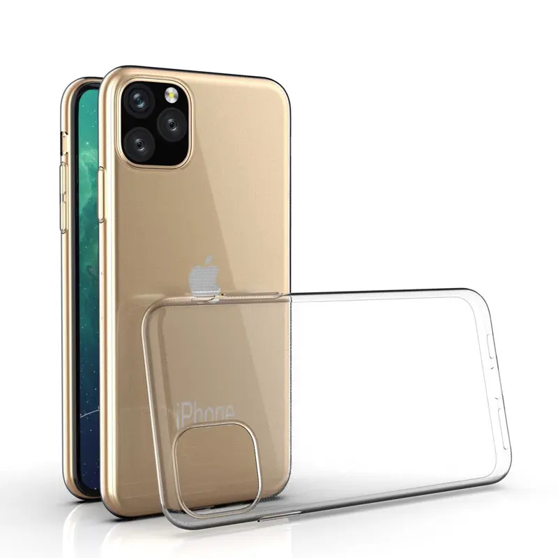 Coque de téléphone Ultra-mince transparente en TPU souple de 0.9MM, pour iPhone 13 12 11 Pro Max Mini SE 2020 XSMAX XR XS X 4 5 5SE 7 8 Plus