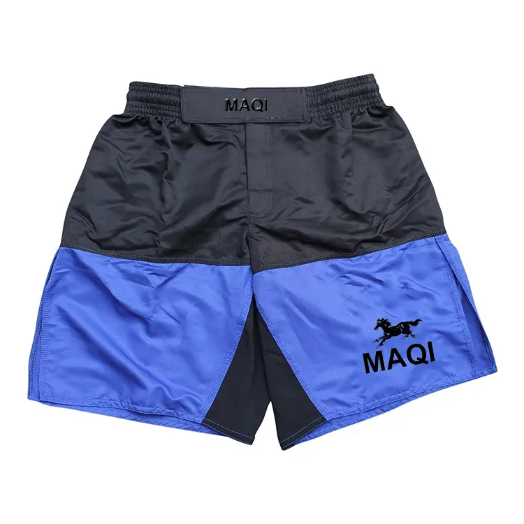 Atacado de fábrica simples mma ufc boxing, curto, alta qualidade, branco, preto, muay thai, shorts