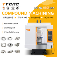Centro de Mecanizado Vertical de 3 Ejes T6 con Certificación CE, Husillo BT30, Centro de Perforación y Roscado CNC