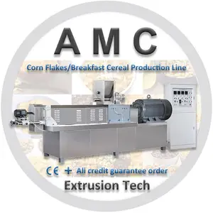 Americhi nacho making machine + breakfast cereal processing machine + maquina para fabricar nachos