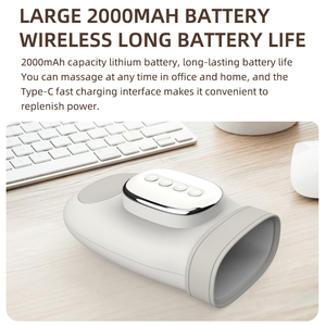 Massaggiatore a mano <span class=keywords><strong>con</strong></span> calore e compressione dell'aria Massaggiatore a 5 livelli di intensità di massaggio delle <span class=keywords><strong>mani</strong></span> - Product Image 5