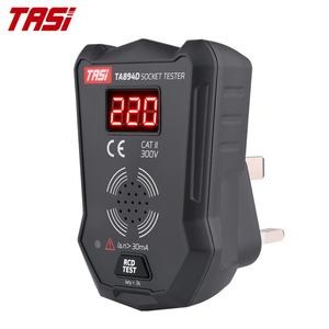 TASI TA894D Probador de Voltaje 175V~250V con Voz, Probador RCD GFCI, Probador de Enchufes de Pared Británicos, Pantalla Digital (2.0%+2) - Product Image 1