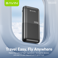 BAVIN Vente en gros Pas cher PC097 PC091 Facile à transporter 10000 Mah 20000mah Charge rapide Power Bank