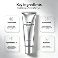 Crème en capsules de gel éclaircissant à la niacinamide OEM, hydratation intense, améliore les taches brunes, réparation de la barrière cutanée, crème pour le visage pour les peaux ternes