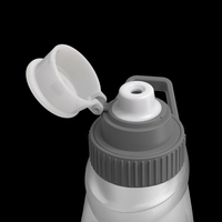 Poche à eau pliable rechargeable de 500 ml en TPU durable pour la survie en milieu sauvage, les excursions et l'escalade
