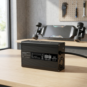 Chargeur rapide S120 pour batterie de vélo électrique, boîtier en alliage d'aluminium, charge rapide 36V 3A, chargeur de batterie au plomb-acide - Product Image 2