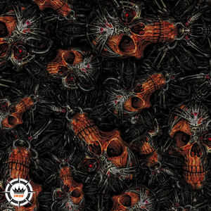 Láminas de Película para Hidroimpresión con Diseño de Calavera TSAUTOP, 50 cm de Ancho, Impresión por Transferencia de Agua, Hidrografía DIY - Product Image 4