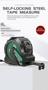 पोर्टेबल स्टील प्लास्टिक टेप माप 5 मीटर लंबाई 25 मिमी फैक्टरी मीट्रिक इंच माप के लिए अनुकूलित लोगो चुंबकीय प्रणाली की आपूर्ति - Product Image 6