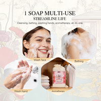 Savon Solide Parfumé NARY 250G Bio Naturel Vente en Gros Blanchissant Nettoyant Corps Peau Hydratant Doux Savon Artisanal pour Femme