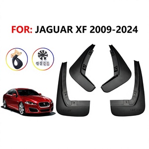 FOR Jaguar Mud Flaps For 09-15 XF And 12 XJL <b>Plastic</b> Tire Guards Black Car Deflectors - Product Image 5