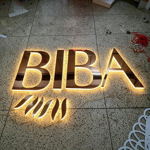 ป้ายโลหะ LED ออกแบบตามสั่ง ป้ายโลหะ LED แบบมีไฟส่องด้านหลัง ป้าย LED แบบมีไฟส่องด้านหลัง ป้ายโลหะแบบมีไฟส่องด้านหลัง - Product Image 1
