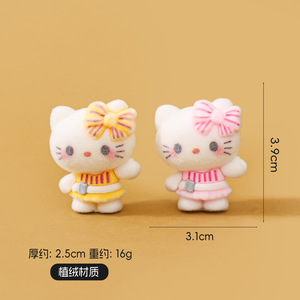 Kt Cat Dolls Mini figurines décoratives de dessins animés pour la maison, le bureau, ornement de bureau, cadeau d'anniversaire pour enfants de 8 à 12 ans - Product Image 2