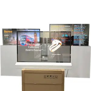 55 Inch Display Transparent Digital Signage OLED Screen 4k HD Touch Ultra Thin Transparent OLED Display Transparent Oled Screen