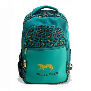 Nuovo arrivo di alta qualità bule quotidiano usato zaini casual designer Leopard grain Print School Bag school backpack bag per bambini