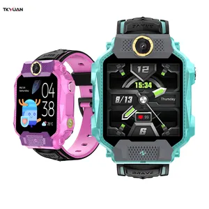 Tkyuan Smartwatchkids 4G Smart Watch Waterproof Childs Gps Smartwatch Kidsafe Watch Location Tracking For Middle Schoolers