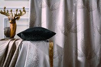 Tapisserie pour rideau à fenêtre jacquard, tissu d'intérieur, style dubaï Royal, livraison gratuite