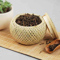 Mini boîte de rangement en bambou faite à la main pour le thé pour emballer des cadeaux dans l'artisanat en bambou