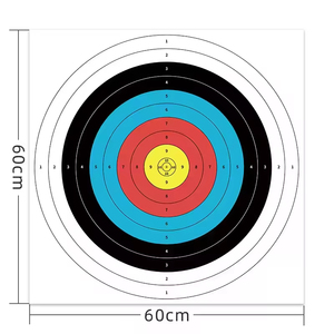 <span class=keywords><strong>Cible</strong></span> de tir à l'arc en papier pour <span class=keywords><strong>compétition</strong></span> et entraînement, cercle complet, avec points de référence, impression couleur claire - Product Image 6