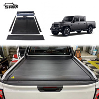 Cubierta de lona eléctrica retráctil impermeable de aleación de aluminio mejorada para camioneta Baw 212