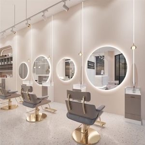 Muebles Modernos para Salón de Belleza, Desempañador de Pared, Luz LED Inteligente, Espejos para Salón de Belleza, Espejo de Maquillaje con Retroiluminación LED - Product Image 5