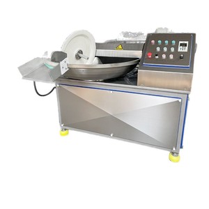 Machine de traitement des aliments automatique de haute capacité hachoir coupeur de bol de viande de saucisse hachée - Product Image 3