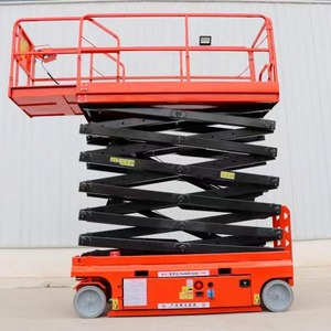 Plataforma Elevadora Eléctrica de 1.95 M de Altura Plegada, Capacidad para 2 Personas, para Uso en Construcción y Mantenimiento - Product Image 2