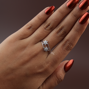 Anillo de Compromiso de Diamante Cultivado en Laboratorio de Lujo para Mujer, Joyería Fina Premium en Plata, Oro de 10K, Oro de 14K, Oro de 18K, Elegante - Product Image 4