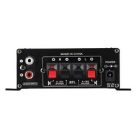 Amplificateur audio stéréo Hi-Fi compact AK-170 Mini 2.0 canaux, amplificateur de puissance numérique domestique DC12V 20W+20W AK-170