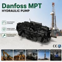 Pompe à piston axial hydraulique haute pression fiable Jinhong MPT035 5 HP, pression de fonctionnement 150 bars pour engins de construction