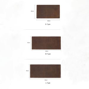 Vintage Real Leather <b>Large</b> Brown Comfortable Dirt-Resistant Men's Office <b>Desk</b> Mat Mouse Pad - Product Image 6