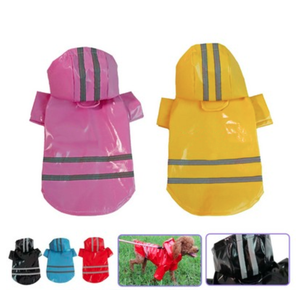 معطف واقٍ من المطر عاكس للضوء للحيوانات الأليفة بشعار مخصص، مقاوم للماء والرياح للكلاب والقطط، هدايا ترويجية آمنة لمتاجر الحيوانات الأليفة - Product Image 1