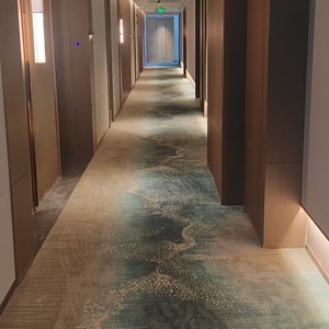 Tùy Chỉnh Cao Cấp Chống Cháy 100% Nylon Tường-to-Tường In Thảm Thích Hợp Cho Sử Dụng Khách Sạn Hành Lang Sảnh Văn Phòng Nhà - Product Image 1