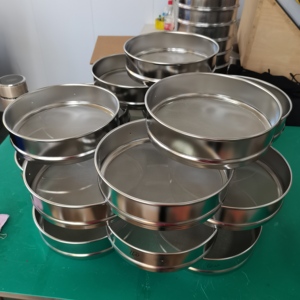 200mm Diameter Stainless Steel Test Sieve, High Lab Sieve for Soil Sand Particle Grading - Product Image 1