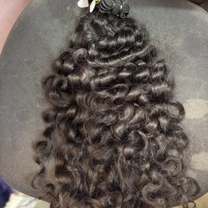 Burmese Raw Curly Human Hair Vendor Burmese Curly Hair One Donor Virgin Hair Vendors - Product Image 3