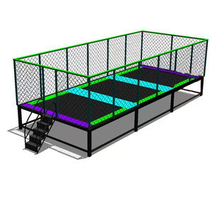 La fabbrica produce mini trampolini quadrati, attrezzature per l'intrattenimento al coperto per parchi, trampolini per il fitness. - Product Image 4
