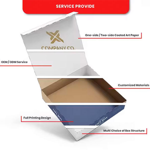 Boîte d'emballage de bijoux personnalisée de qualité supérieure Logo en relief avec estampage en or pour les marques haut de gamme - Product Image 4