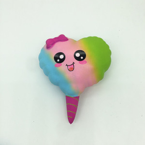 PU Cartoon Love Shape Soft Scenetd Cotton <b>Candy</b> Squishy Slow Rising <b>Toy</b> for Christmas - Product Image 2