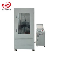 Machine de test de résistance à l'usure par roulement et aux chocs pour roues en caoutchouc, avec écran tactile PLC personnalisé, type tambour, pour test de fatigue de marche sur roulettes