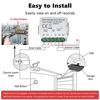 Interrupteur à distance pour porte de garage WIFI MINI, application Tuya, maison intelligente Google, commande vocale, ouverture et fermeture de porte roulante