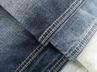 2099 TR Slub Crosshatch Stretch Coton Polyester Viscose Spandex Tissé Sergé Denim Tissu pour Homme