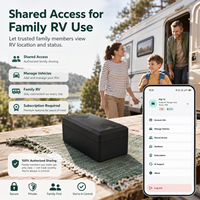 Traceur GPS magnétique pour véhicule Trevaron Auto 5200mAh avec abonnement à l'application pour un suivi de l'état de localisation récent