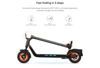 Scooter Eléctrico de 600W 10''N13 Max, Scooter Eléctrico Barato para Adultos, Envío Directo por Aplicación para Navidad, Scooter Eléctrico de Dos Ruedas